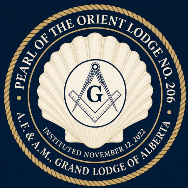 Official seal of Pearl of the Orient Lodge No. 206