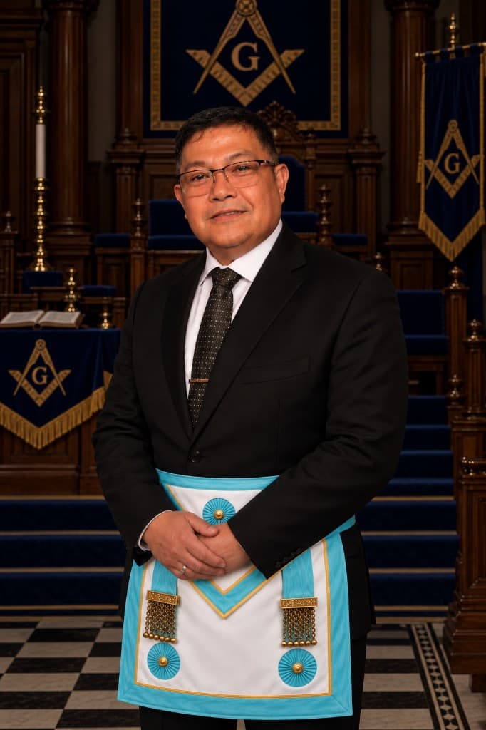 Bro. Eric Peralta, Master Mason