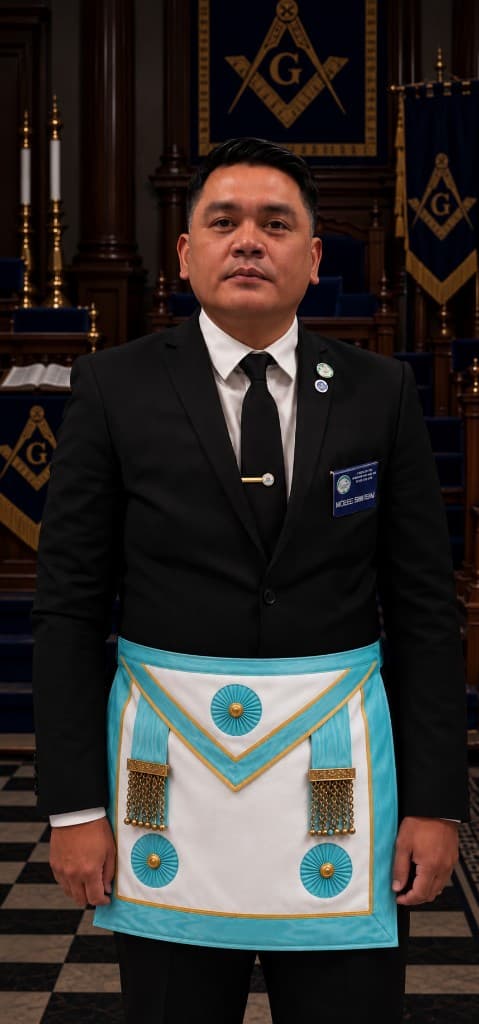 Bro. Michael Parungao, Master Mason